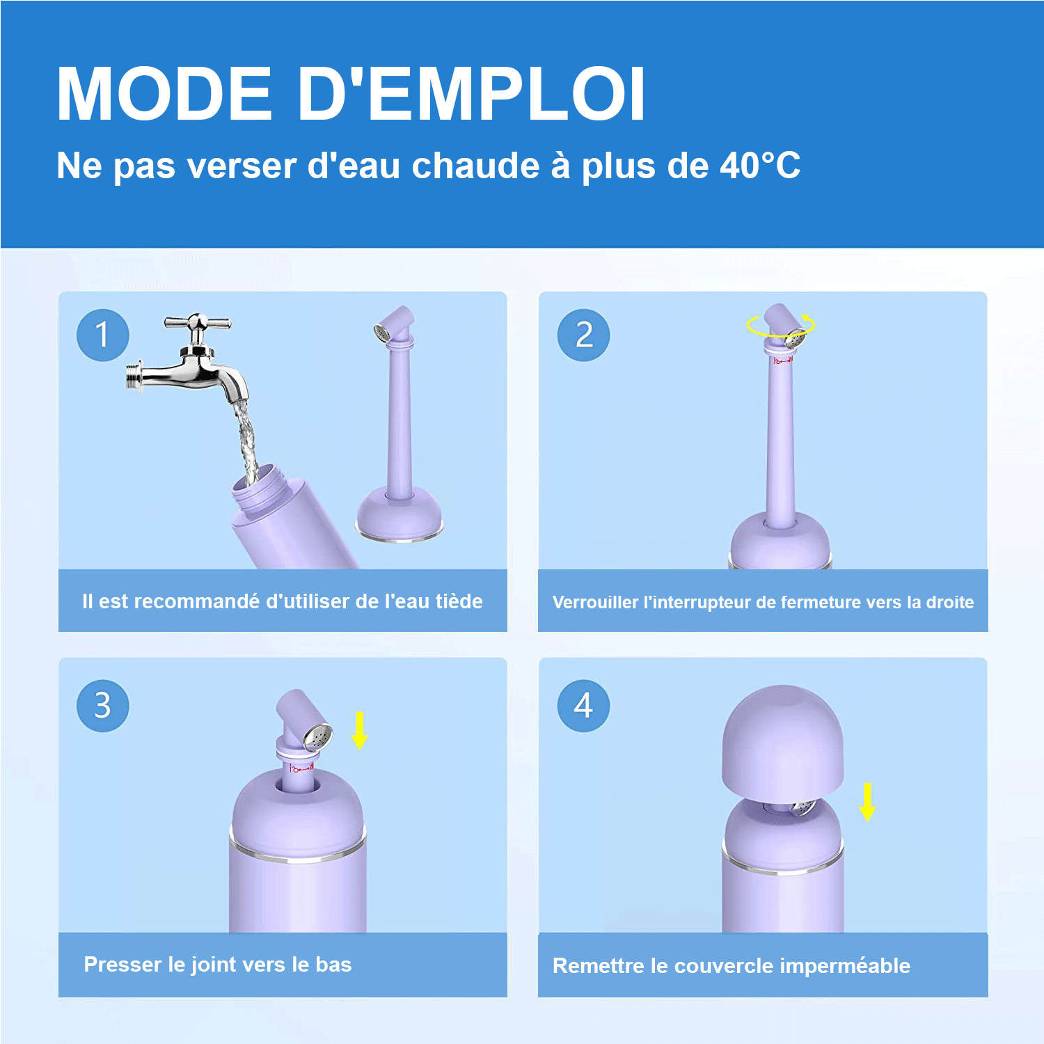 Bidet portable Mizu