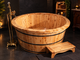 Baignoire Ofuro ronde Sumo en bois de cèdre - Japan WC