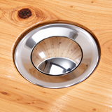 Zen Japanese-style wooden Ofuro bathtub