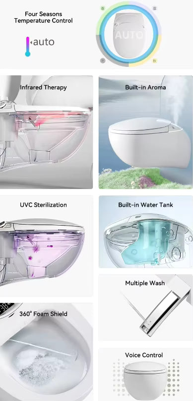 WC suspendu japonais Ronin