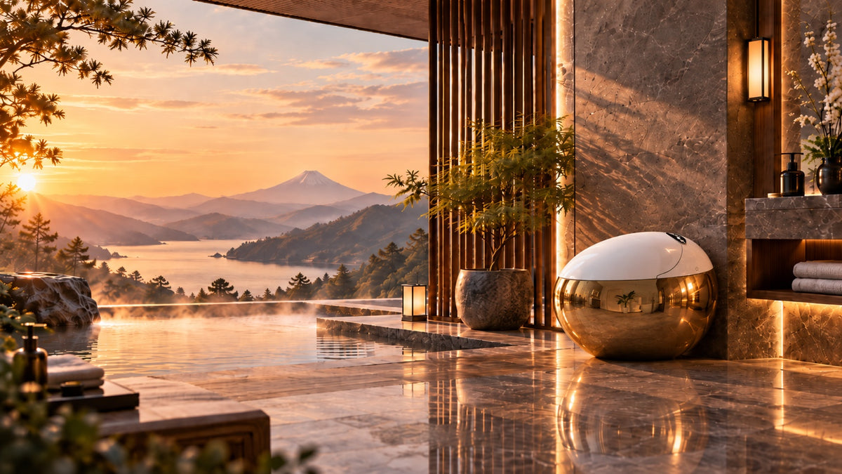 Japan WC — Clean Intimity, paysage japonais et architecture en bois