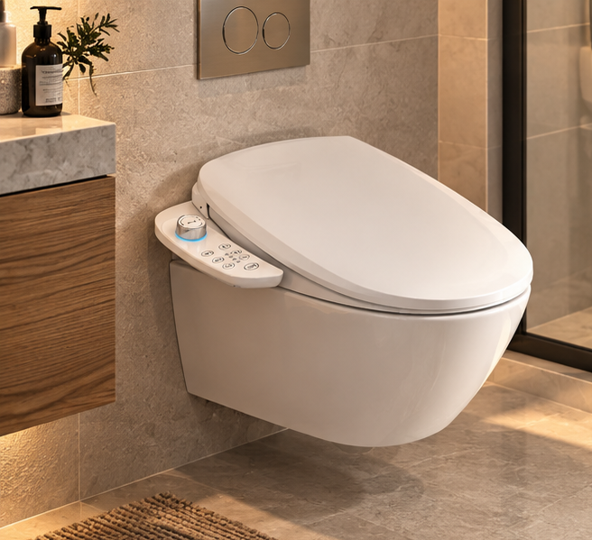 Abattant WC japonais Tsunami avec commande latérale