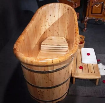 Baignoire style japonais en bois 