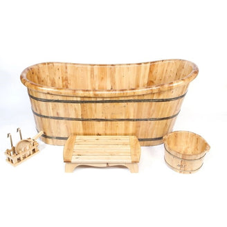 Baignoire style japonais en bois 