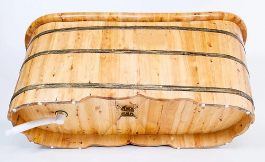 Baignoire style japonais en bois 