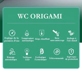WC japonais suspendu Origami